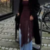 Asymetryczna tiulowa sukienka midi z koronką Asymetryczna tiulowa sukienka midi z koronką