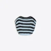 Asymetryczny sweter w paski – #Bershkastyle – damski