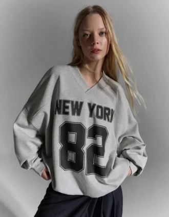 Bluza Oversize z nadrukiem