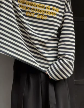 Bluza w paski z okrągłym dekoltem – Bluzy i bluzy z kapturem Bluza w paski z okrągłym dekoltem – Bluzy i bluzy z kapturem