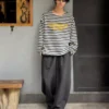 Bluza w paski z okrągłym dekoltem – Bluzy i bluzy z kapturem Bluza w paski z okrągłym dekoltem – Bluzy i bluzy z kapturem