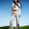 Bluza z kapturem Ed Hardy X Bershka z nadrukiem – damska Bluza z kapturem Ed Hardy X Bershka z nadrukiem – damska