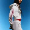 Bluza z kapturem Ed Hardy X Bershka z nadrukiem – damska Bluza z kapturem Ed Hardy X Bershka z nadrukiem – damska