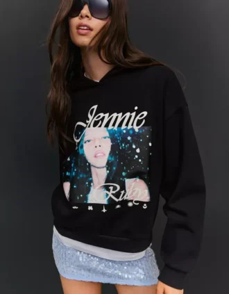 Bluza z kapturem Jennie Ruby Print – damska