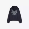 Bluza z kapturem o prostym kroju z haftem – Bluzy i bluzy z kapturem