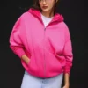 Bluza z kapturem Oversize zapinana na zamek