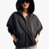 Bluza z kapturem Oversize zapinana na zamek