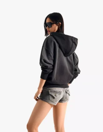 Bluza z kapturem Oversize zapinana na zamek