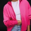 Bluza z kapturem Oversize zapinana na zamek