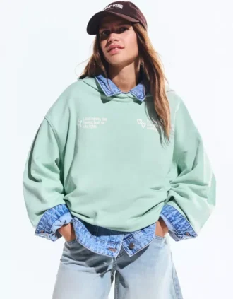 Bluza z kapturem z nadrukiem