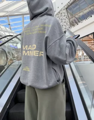 Bluza z kapturem z nadrukiem