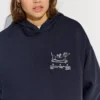 Bluza z kapturem z nadrukiem Bluza z kapturem z nadrukiem