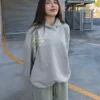 Bluza z kapturem z nadrukiem Bluza z kapturem z nadrukiem