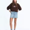 Bluza z kapturem z nadrukiem Bluza z kapturem z nadrukiem