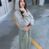 Bluza z kapturem z nadrukiem Bluza z kapturem z nadrukiem