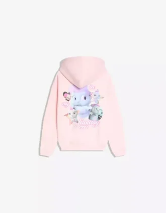 Bluza z kapturem z nadrukiem Bibble – Topy i body