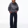 Bluza z kapturem z nadrukiem – Topy i body