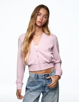 Bluza z kapturem zapinana na zamek