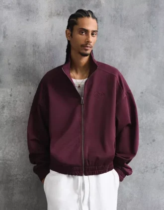 Bluza z nadrukiem i zamkiem – Bluzy i bluzy z kapturem