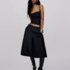 Błyszczący top bandeau Błyszczący top bandeau