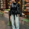 Dżinsy z bardzo szerokimi nogawkami i niskim stanem – #Bershkastyle – damskie Dżinsy z bardzo szerokimi nogawkami i niskim stanem – #Bershkastyle – damskie