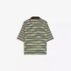 Haftowana koszulka polo w paski z krótkim rękawem – T-shirty i koszulki polo