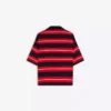 Haftowana koszulka polo w paski z krótkim rękawem – T-shirty i koszulki polo