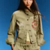 Haftowana kurtka Ed Hardy X Bershka