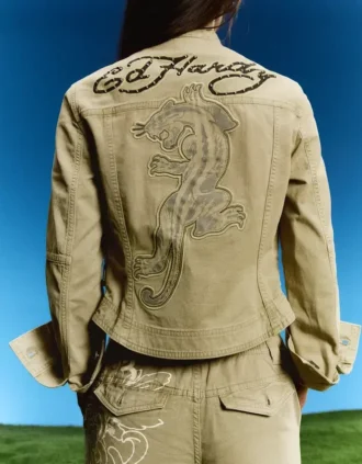 Haftowana kurtka Ed Hardy X Bershka