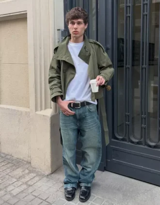 Jeansy typu baggy
