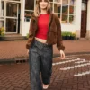 Jeansy typu boyfriend z niskim stanem i fakturą – spodnie Jeansy typu boyfriend z niskim stanem i fakturą – spodnie