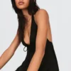 Kamizelka z mieszanki lnu z wiązaniem na szyi – #Bershkastyle – Kobiety