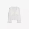 Koronkowy T-shirt z falbanami – #Bershkastyle – damski