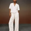 Koszula z krótkim rękawem w stylu rustykalnym