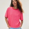 Koszulka Fit w paski o luźnym kroju – T-shirty