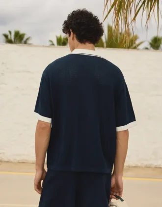 Koszulka polo z krótkim rękawem z nadrukiem – T-shirty i koszulki polo – Mężczyźni Koszulka polo z krótkim rękawem z nadrukiem – T-shirty i koszulki polo – Mężczyźni