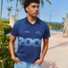Koszulka polo z nadrukiem w stylu retro – Bershka Lovers Koszulka polo z nadrukiem w stylu retro – Bershka Lovers