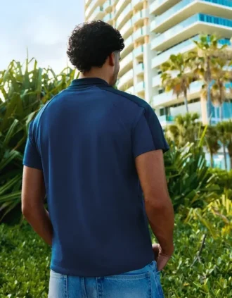 Koszulka polo z nadrukiem w stylu retro – Bershka Lovers Koszulka polo z nadrukiem w stylu retro – Bershka Lovers
