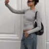 Koszulka z długim rękawem – T-shirty – Kobiety