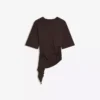 Koszulka z krótkim rękawem i marszczeniem – #Bershkastyle – damska Koszulka z krótkim rękawem i marszczeniem – #Bershkastyle – damska