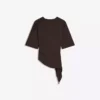 Koszulka z krótkim rękawem i marszczeniem – #Bershkastyle – damska Koszulka z krótkim rękawem i marszczeniem – #Bershkastyle – damska