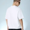 Koszulka z krótkim rękawem z prążkowanego pluszu – T-shirty i koszulki polo Koszulka z krótkim rękawem z prążkowanego pluszu – T-shirty i koszulki polo