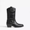 Kowbojskie buty z łańcuszkiem – Botki – męskie