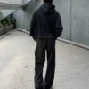 Krótka bluza Fit z zamkiem o prostym kroju Krótka bluza Fit z zamkiem o prostym kroju