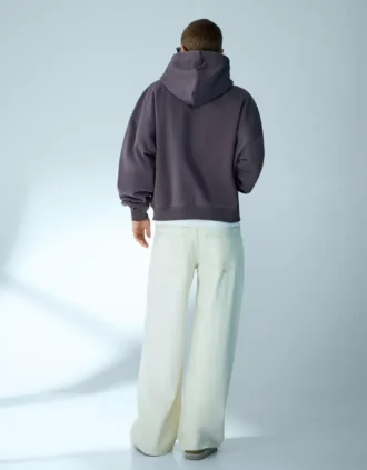 Krótka bluza o luźnym Fit zapinana na zamek – Bluzy i bluzy z kapturem