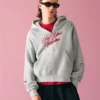 Krótka bluza z kapturem o postarzanym wyglądzie – Bluzy i bluzy z kapturem Krótka bluza z kapturem o postarzanym wyglądzie – Bluzy i bluzy z kapturem