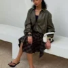 Kurtka balonowa Faux Leather