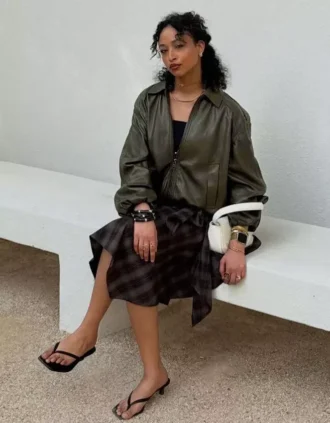 Kurtka balonowa Faux Leather
