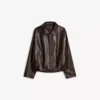 Kurtka bomberka z paskiem z Faux Leather – #Bershkastyle – damska
