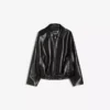 Kurtka bomberka z paskiem z Faux Leather – Kurtki i trencze – Kobiety